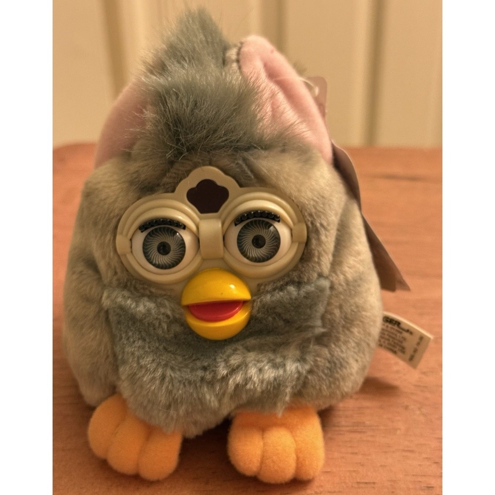 VTG 1999 Furby Buddies "Like Joke" Plush Bean Bag Tiger Electronic Animal NWT